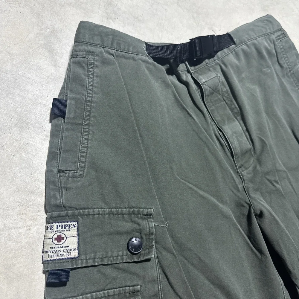 Vintage Y2K 1990s Lee Pipes Shorts SZ 16 (28x11